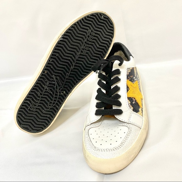 Vintage Havana Leather Star Snakeskin Sneaker - Picture 6 of 7